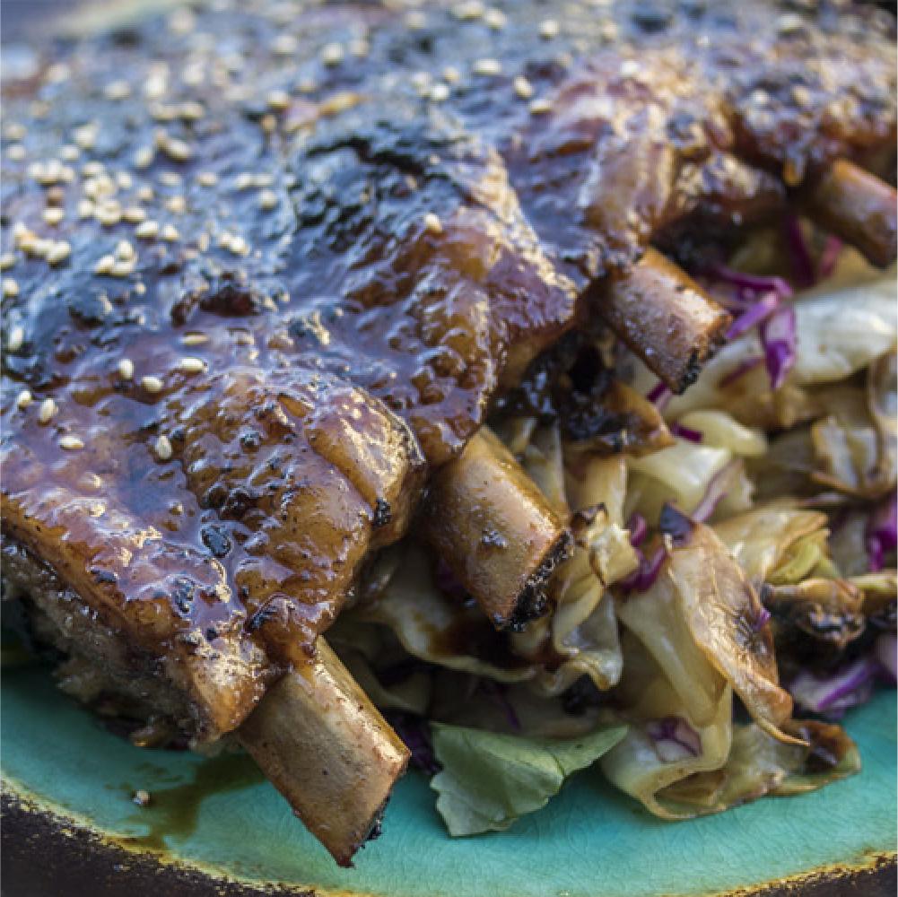 Kalbi-style Iberico Pork Spare Ribs